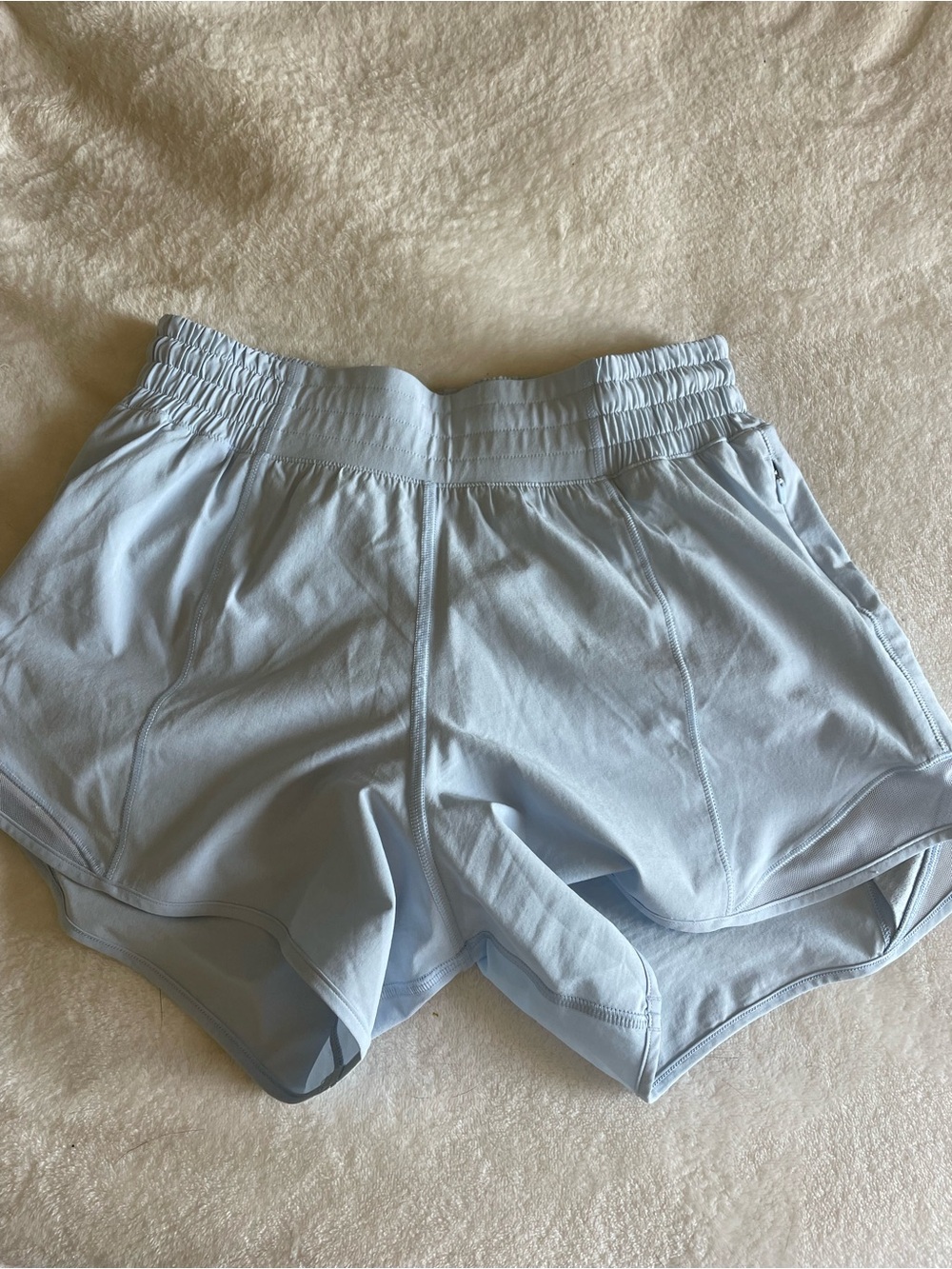 lululemon athletica Women's Light Blue Athletic Shorts
